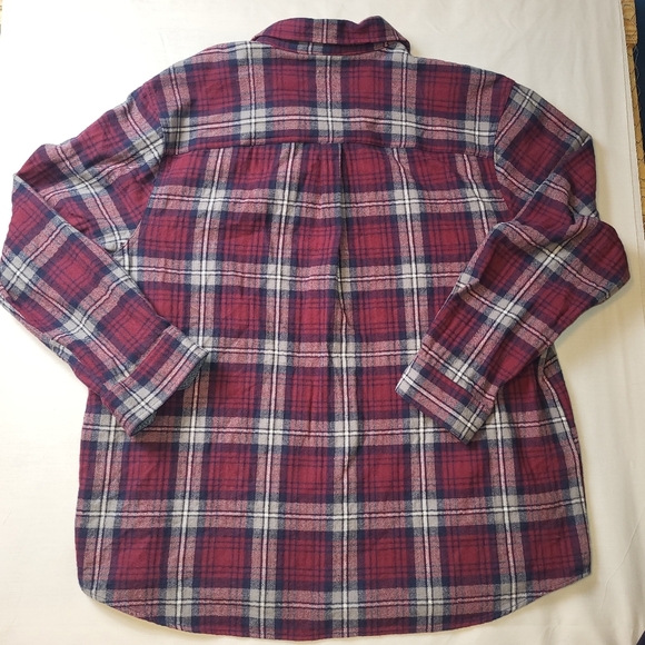 Anchorage Expedition Men's Flannel Shirt Size XXL Blue Red Heavy Warm - Picture 2 of 7